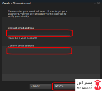 ساخت اکانت استیم 9