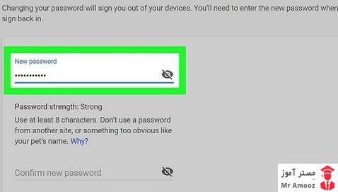 تغییر رمز اکانت جیمیل29